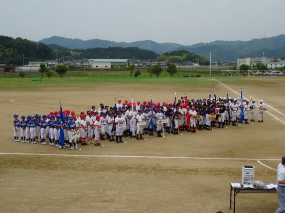 【学童】南丹　園部ロータリー杯開会式に参加してきました